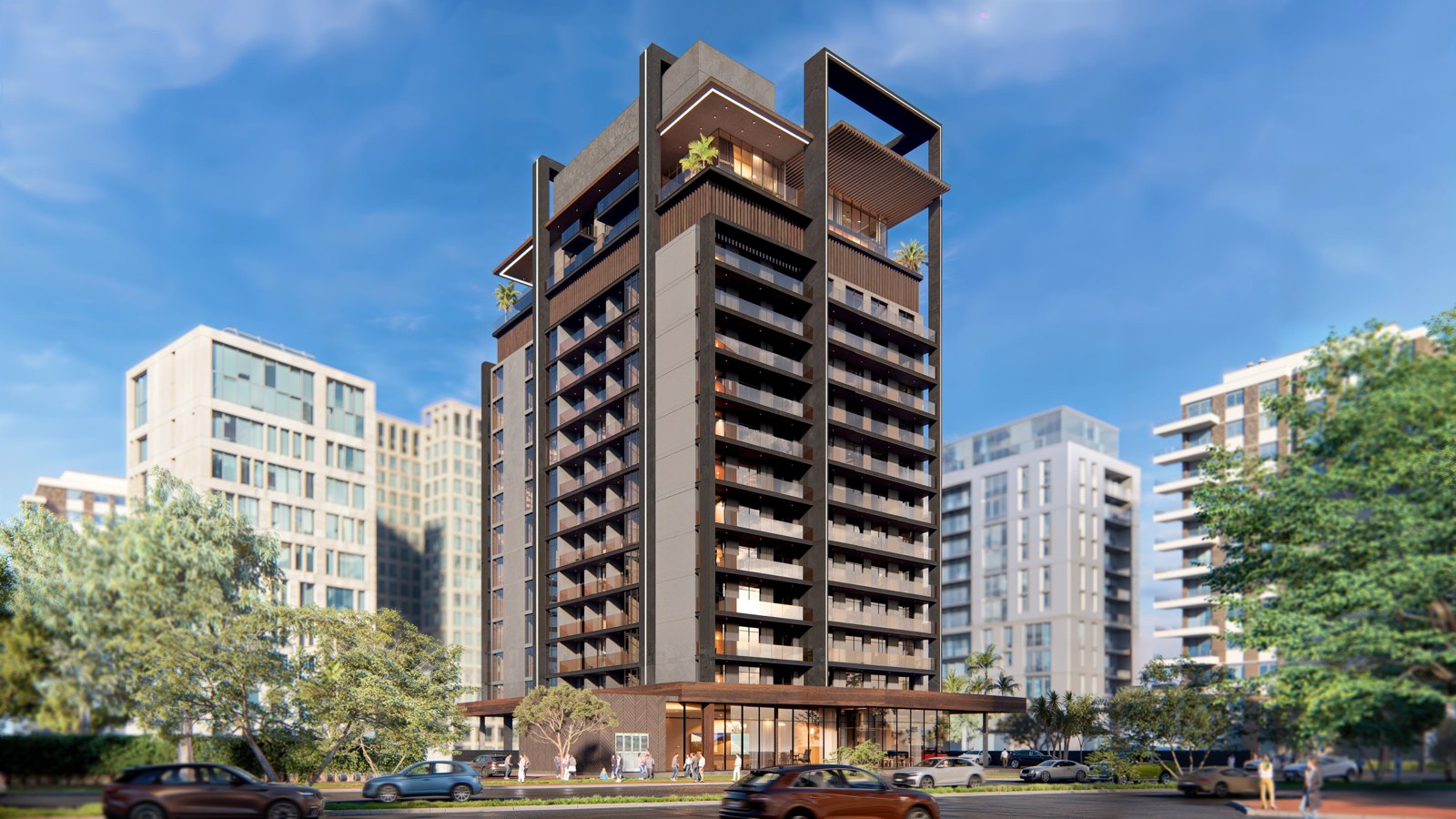 Babylon by Heritage Development, an off-plan residential tower in Barsha Heights, Dubai.